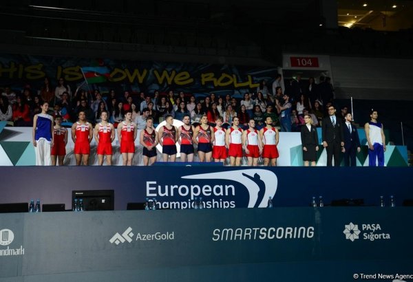 Batut gimnastikası üzrə Avropa çempionatının üçüncü gününün qalibləri mükafatlandırılıb (FOTO)