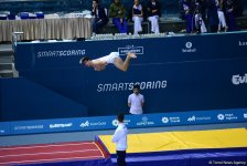 Bakıda batut gimnastikası və tamblinq üzrə Avropa çempionatında son yarış günü başladı (FOTO)