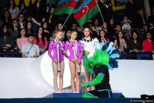 Batut gimnastikası üzrə Avropa çempionatının növbəti qalibləri mükafatlandırılıb (FOTO)