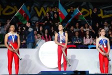 Batut gimnastikası üzrə Avropa çempionatının növbəti qalibləri mükafatlandırılıb (FOTO)
