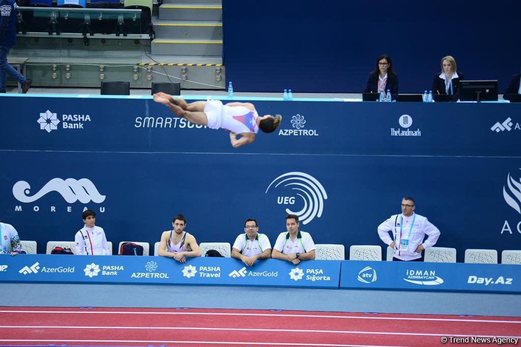 Bakıda batut gimnastikası və tamblinq üzrə Avropa çempionatında son yarış günü başladı (FOTO)