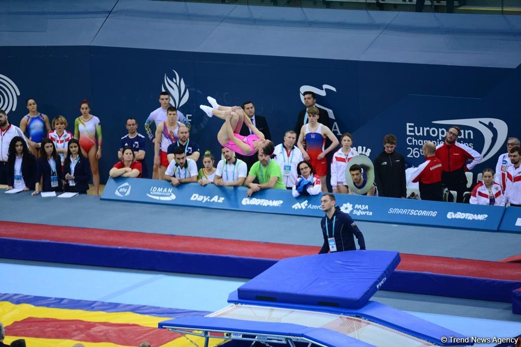 Bakıda batut gimnastikası və tamblinq üzrə Avropa çempionatında əsrarəngiz anların FOTOLARI