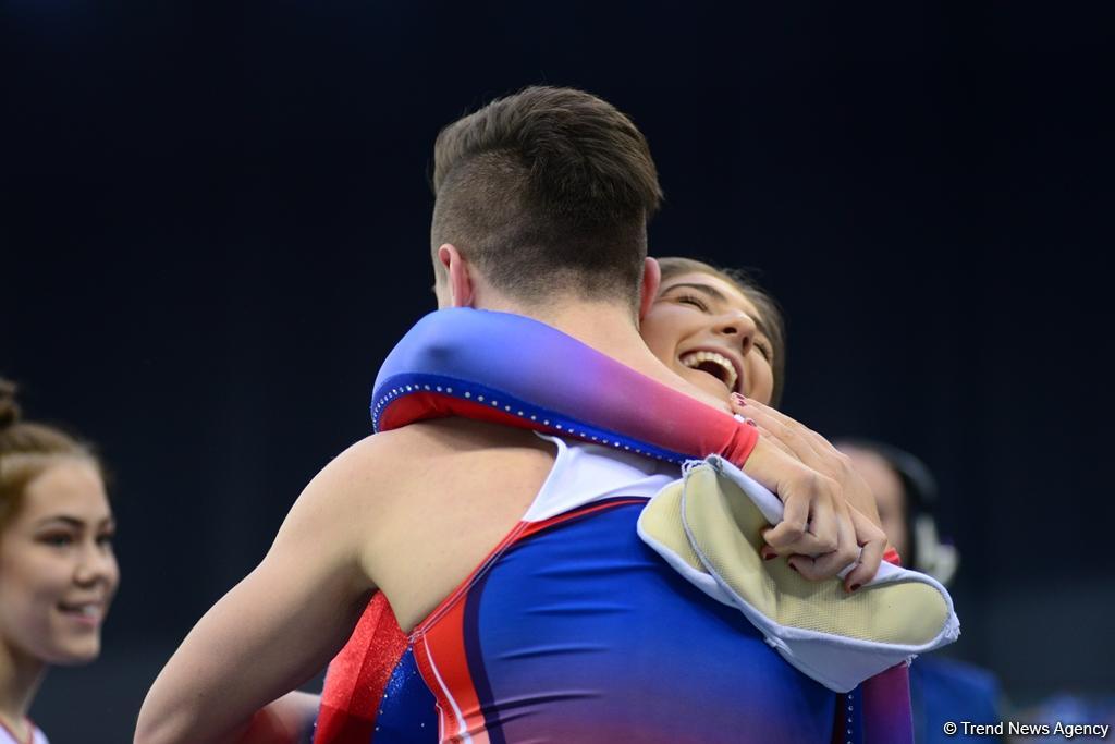 Bakıda batut gimnastikası və tamblinq üzrə Avropa çempionatında əsrarəngiz anların FOTOLARI