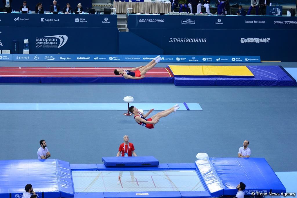 Bakıda batut gimnastikası və tamblinq üzrə Avropa çempionatında əsrarəngiz anların FOTOLARI