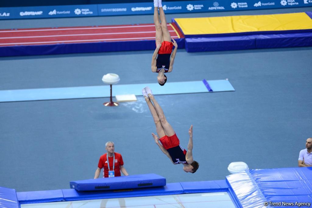 Bakıda batut gimnastikası və tamblinq üzrə Avropa çempionatında əsrarəngiz anların FOTOLARI