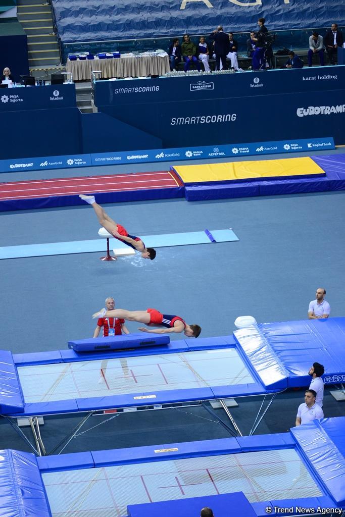 Bakıda batut gimnastikası və tamblinq üzrə Avropa çempionatında əsrarəngiz anların FOTOLARI