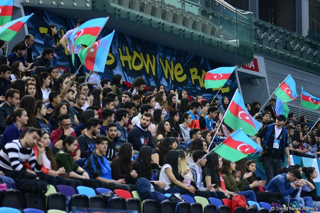 Bakıda batut gimnastikası və tamblinq üzrə Avropa çempionatında əsrarəngiz anların FOTOLARI