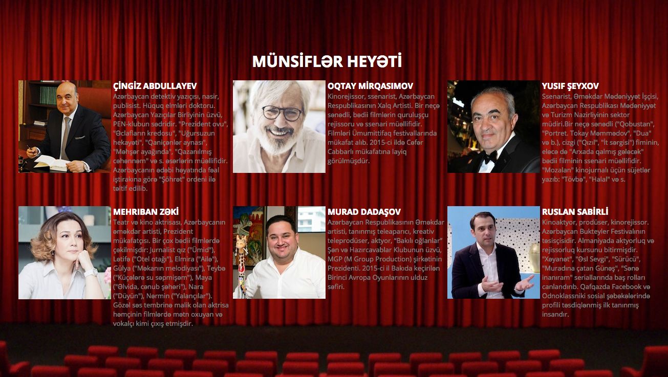 Buktreyler festivalının münsiflər heyətinin tərkibi açıqlanıb