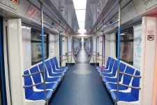 Prezident İlham Əliyev paytaxta gətirilən yeni metro qatarlarında yaradılan şəraitlə tanış olub (FOTO) (YENİLƏNİB)