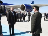 Azərbaycan Prezidenti İlham Əliyev Türkiyəyə rəsmi səfərə gəlib (FOTO)