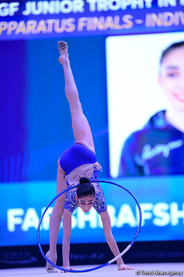 Azərbaycan gimnastı "AGF Junior Trophy"də halqayla hərəkətlərdə bürünc medal qazanıb (FOTO)