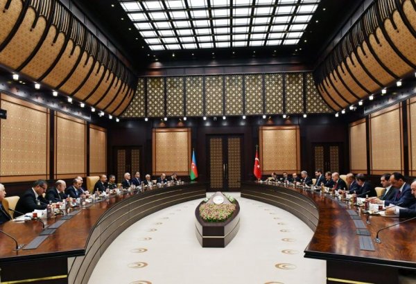 Azərbaycan-Türkiyə Yüksək Səviyyəli Strateji Əməkdaşlıq Şurasının VII iclası keçirilib (FOTO) (YENİLƏNİB)