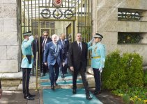Prezident İlham Əliyev Türkiyə Böyük Millət Məclisinin sədri ilə görüşüb (YENİLƏNİB) (FOTO)
