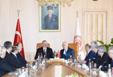 Prezident İlham Əliyev Türkiyə Böyük Millət Məclisinin sədri ilə görüşüb (YENİLƏNİB) (FOTO)