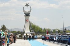 Prezident İlham Əliyevin Ankarada rəsmi qarşılanma mərasimi olub (FOTO)