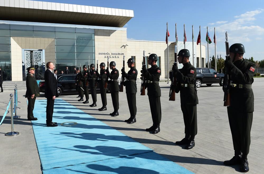 Azərbaycan Prezidentinin Türkiyəyə rəsmi səfəri başa çatıb (FOTO)