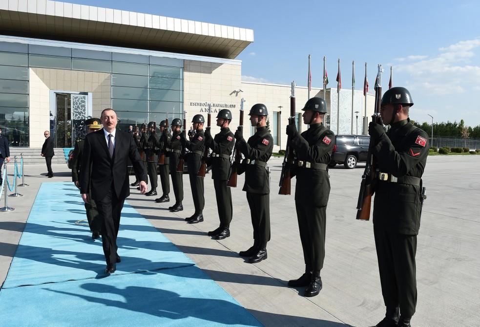 Azərbaycan Prezidentinin Türkiyəyə rəsmi səfəri başa çatıb (FOTO)