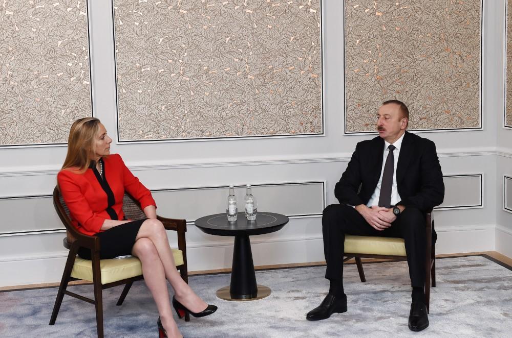 Prezident İlham Əliyev Böyük Britaniyanın ticarət və ixracın təşviqi üzrə dövlət naziri ilə görüşüb (FOTO)