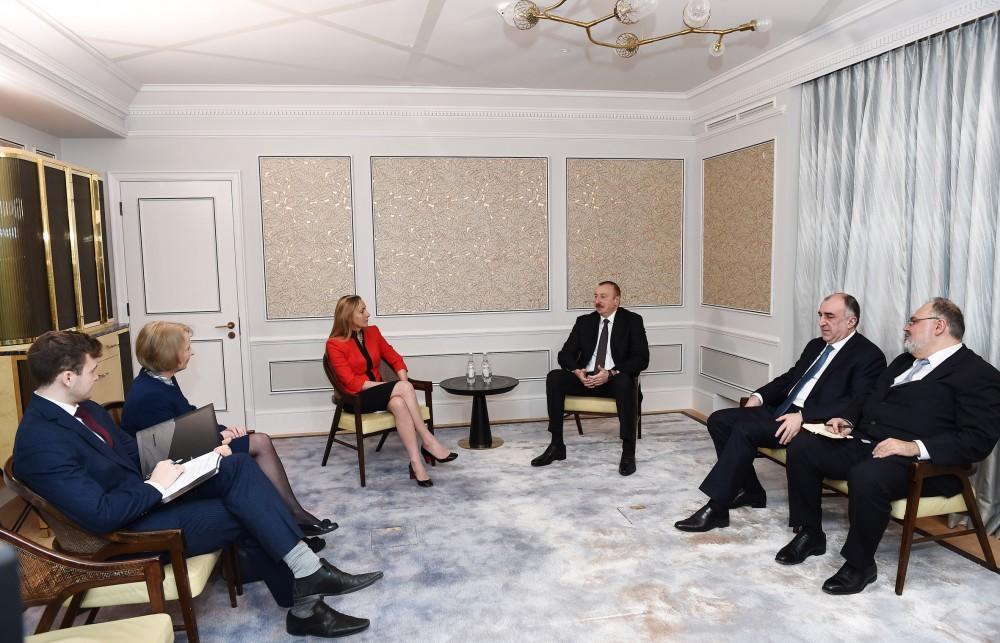 Prezident İlham Əliyev Böyük Britaniyanın ticarət və ixracın təşviqi üzrə dövlət naziri ilə görüşüb (FOTO)