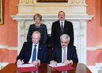 Azərbaycan Prezidenti İlham Əliyevin və Böyük Britaniyanın Baş naziri Tereza Meyin görüşü olub (FOTO) (YENİLƏNİB-2)