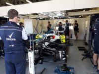 Bakıda Formula 1 bolidlərinin son hazırlıqları (FOTO)