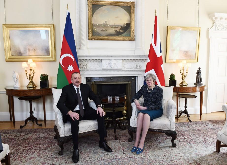 Prezident İlham Əliyev: Azərbaycan və Britaniya arasında ticarət əlaqələrinin genişləndirilməsi üçün fəal iş aparılır və bunun üçün böyük potensial var