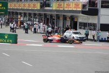 Bakıda Formula 1 yarışları başladı (FOTO)