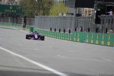 Bakıda Formula 1 yarışları başladı (FOTO)