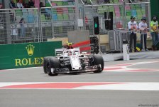 Bakıda Formula 1 yarışları başladı (FOTO)