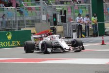 Bakıda Formula 1 yarışları başladı (FOTO)