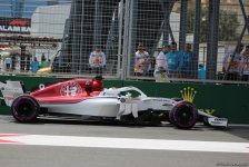 Bakıda Formula 1 yarışları başladı (FOTO)
