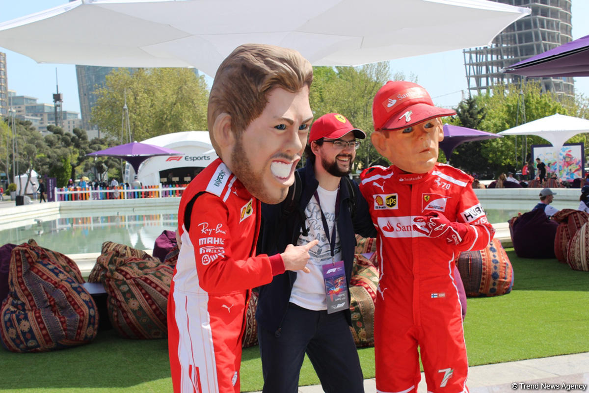 Bakıda Formula 1 yarışları başladı (FOTO)