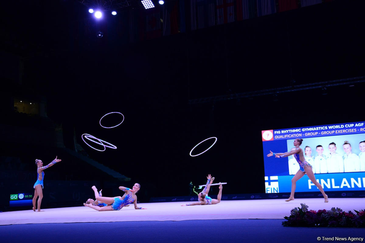 Azərbaycan gimnastları halqa ilə hərəkətlərdə Dünya Kubokunun final mərhələsinə çıxıblar (FOTO)