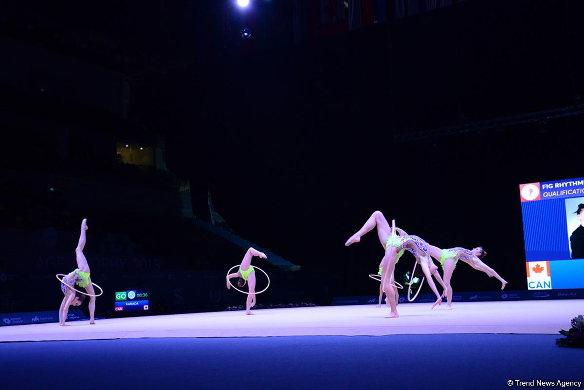 Azərbaycan gimnastları halqa ilə hərəkətlərdə Dünya Kubokunun final mərhələsinə çıxıblar (FOTO)