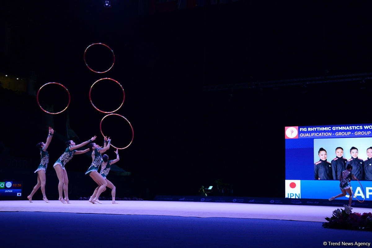 Azərbaycan gimnastları halqa ilə hərəkətlərdə Dünya Kubokunun final mərhələsinə çıxıblar (FOTO)