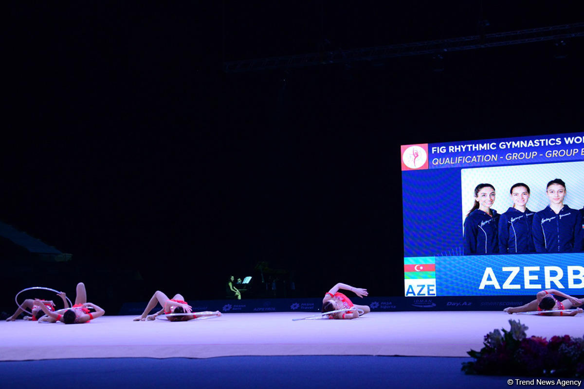 Azərbaycan gimnastları halqa ilə hərəkətlərdə Dünya Kubokunun final mərhələsinə çıxıblar (FOTO)