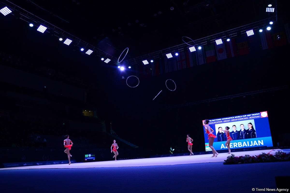 Azərbaycan gimnastları halqa ilə hərəkətlərdə Dünya Kubokunun final mərhələsinə çıxıblar (FOTO)