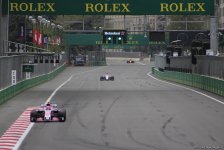 Bakıda Formula 1 pilotlarının sərbəst yürüşü başa çatdı (YENİLƏNİB) (FOTO)