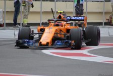 Bakıda Formula 1 pilotlarının sərbəst yürüşü başa çatdı (YENİLƏNİB) (FOTO)