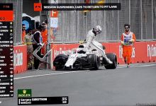 Formula 1-də rusiyalı pilot qəza törətdi (FOTO)