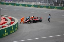 Bakıda Formula 2-nin birinci əsas yarışı başa çatıb (FOTO)
