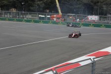 Bakıda Formula 2-nin birinci əsas yarışı başa çatıb (FOTO)