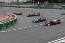 Bakıda Formula 2-nin birinci əsas yarışı başa çatıb (FOTO)