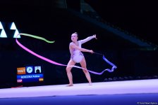 Bakıda bədii gimnastika üzrə Dünya Kubokunda ikinci yarış günü başladı (FOTO)