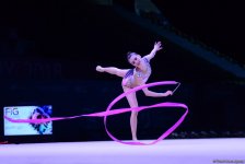 Bakıda bədii gimnastika üzrə Dünya Kubokunda ikinci yarış günü başladı (FOTO)