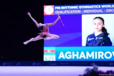 Bakıda bədii gimnastika üzrə Dünya Kubokunda ikinci yarış günü başladı (FOTO)