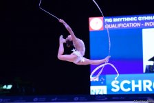 Bakıda bədii gimnastika üzrə Dünya Kubokunda ikinci yarış günü başladı (FOTO)