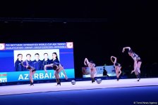 Bakıda bədii gimnastika üzrə Dünya Kubokunda ikinci yarış günü başladı (FOTO)