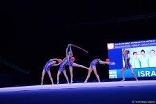 Bakıda bədii gimnastika üzrə Dünya Kubokunda ikinci yarış günü başladı (FOTO)