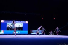 Bakıda bədii gimnastika üzrə Dünya Kubokunda ikinci yarış günü başladı (FOTO)